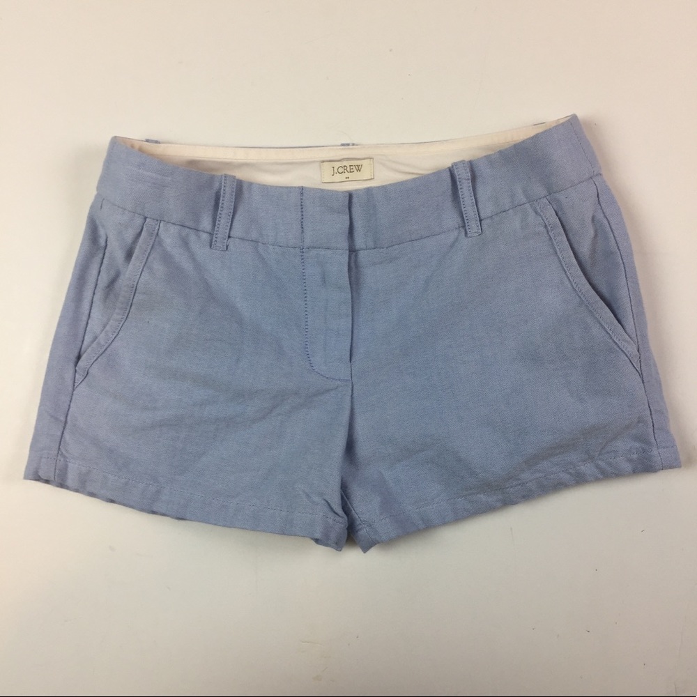 J. Crew City Fit Light Blue 3" Inseam Size 0